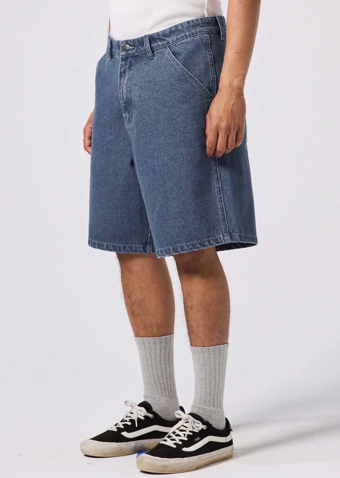 Former Men's Reynolds 21 Denim Walkshorts Mid Blue