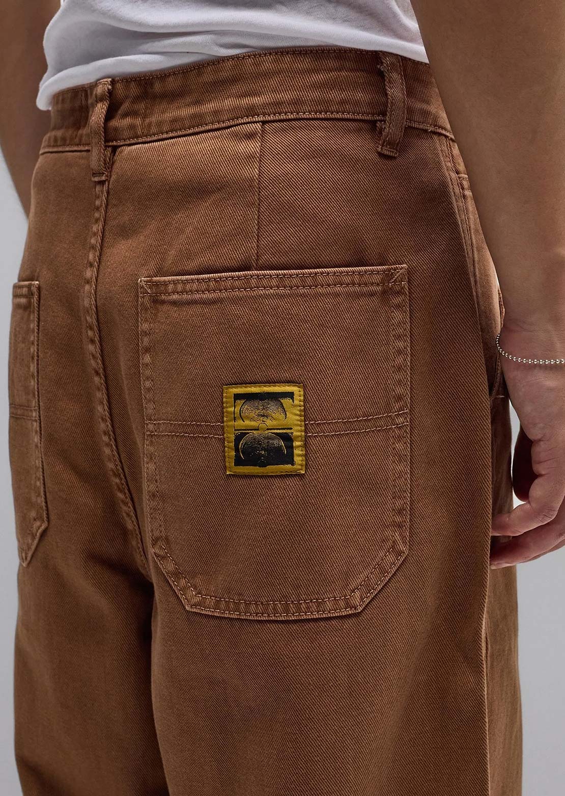 Former Men's Reynolds Overdye Denim Pants Washed Brown
