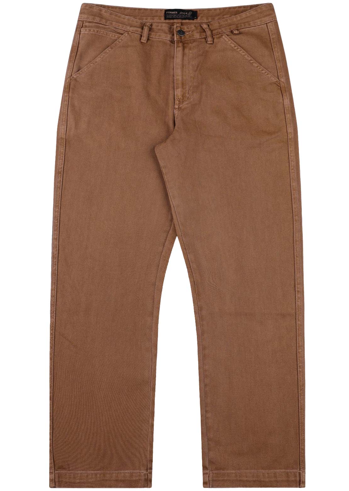 Former Men's Reynolds Overdye Denim Pants Washed Brown