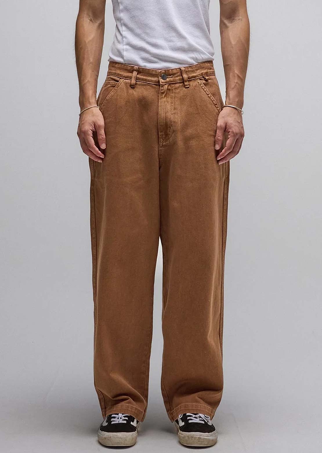 Former Men's Reynolds Overdye Denim Pants Washed Brown