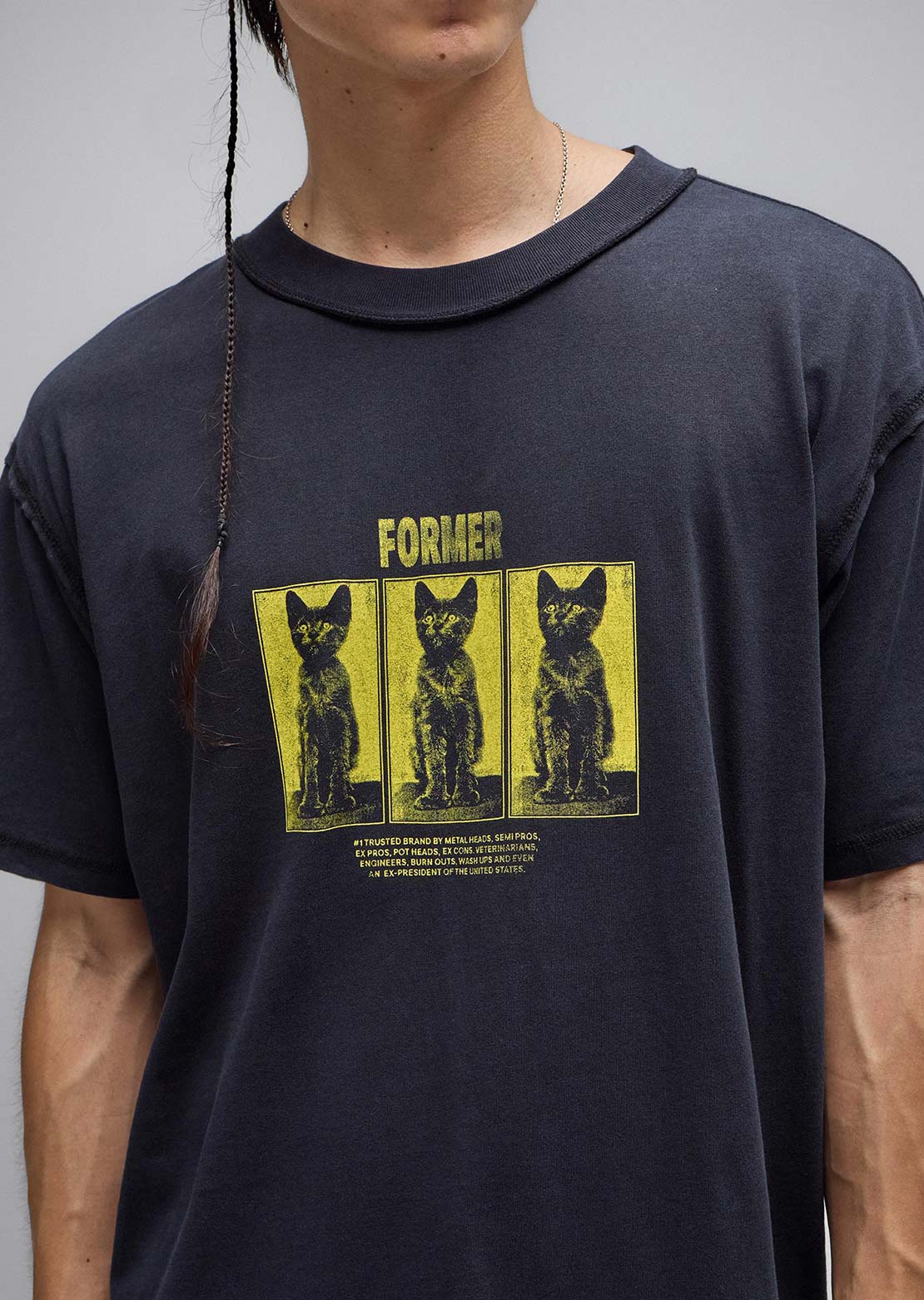 Former Men's Vet T-Shirt Washed Black