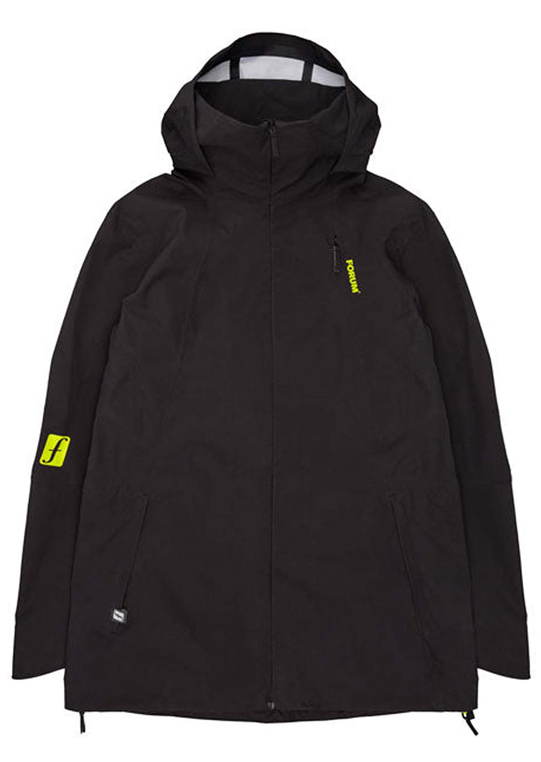 Forum Men's 3-Layer All-Mountain Snowboard Jacket Black