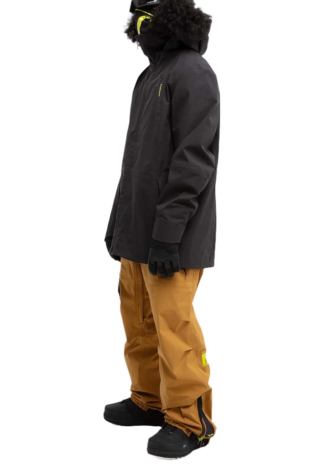 Forum Men's 3-Layer All-Mountain Snowboard Jacket Black