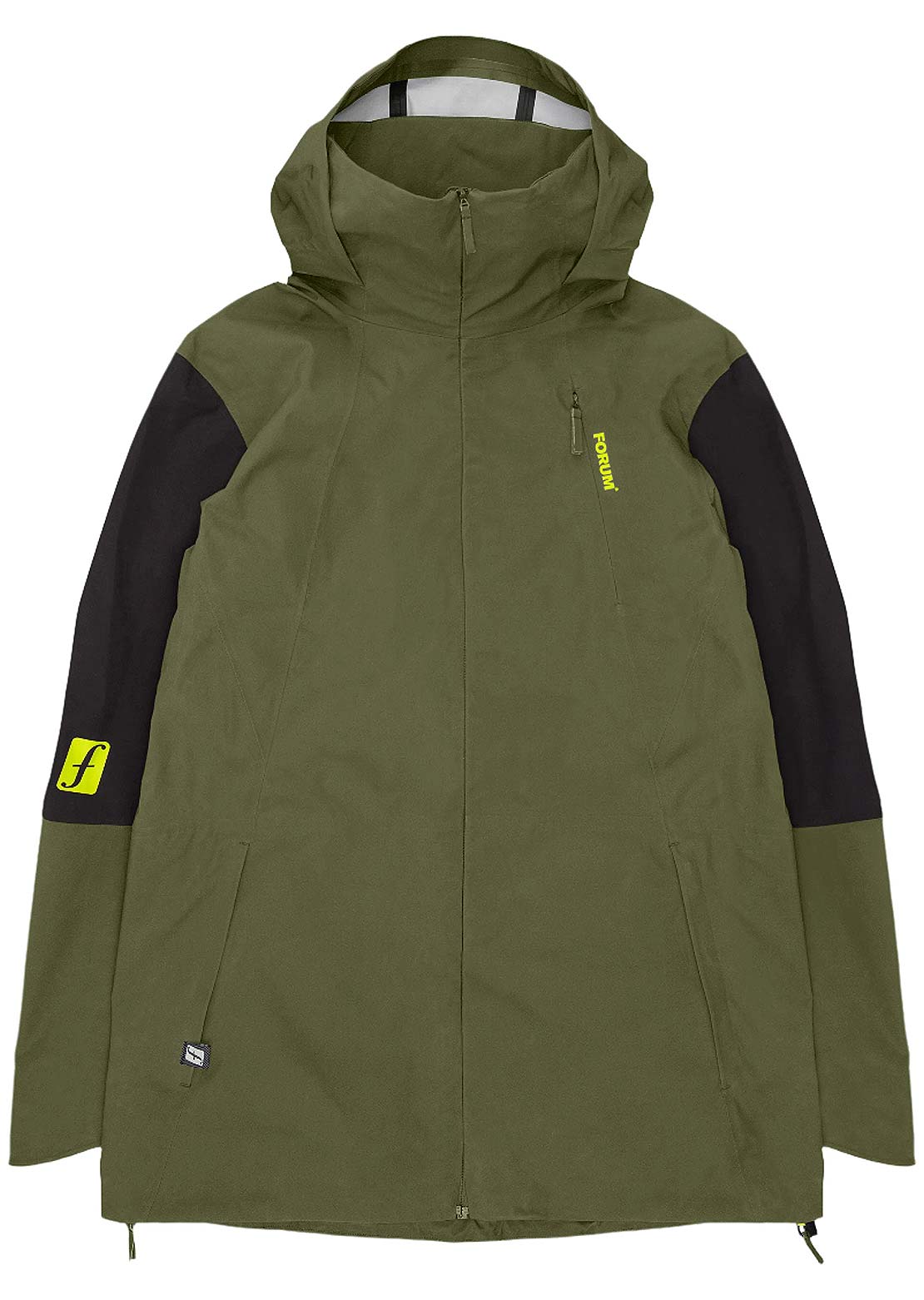 Forum Men's 3-Layer All-Mountain Snowboard Jacket Gremline Olive