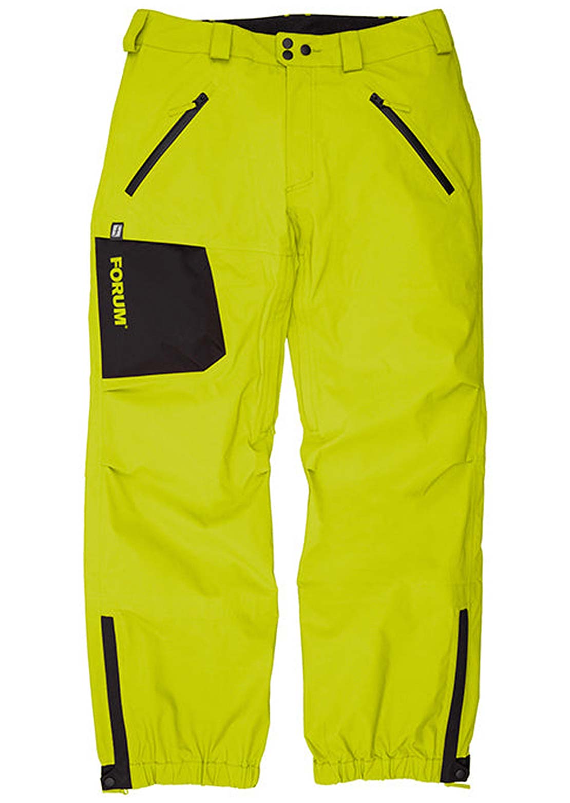 Forum Men's 3-Layer All-Mountain Snowboard Pants Forum Green