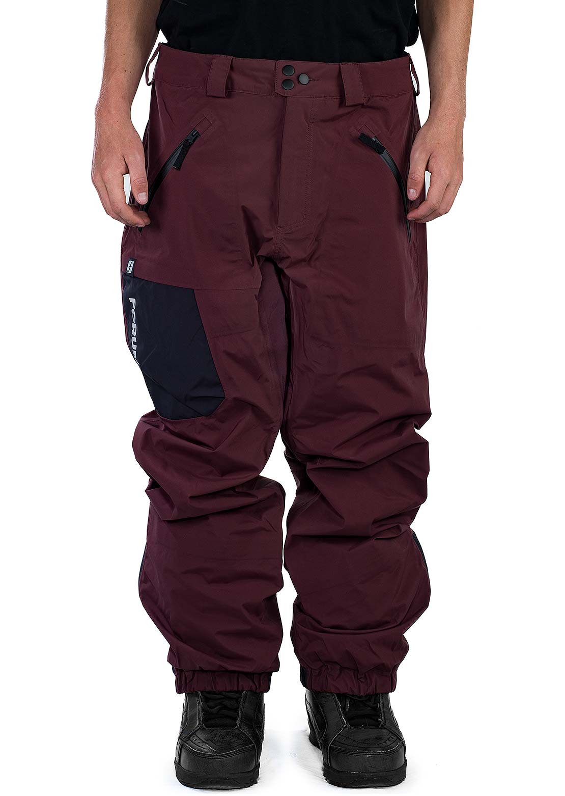 Forum Men's 3-Layer All-Mountain Snowboard Pants Dried Blood