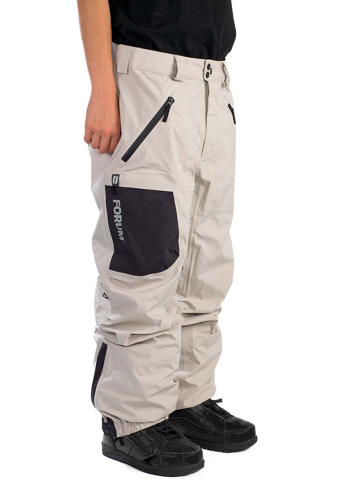 Forum Men's 3-Layer All-Mountain Snowboard Pants Estate