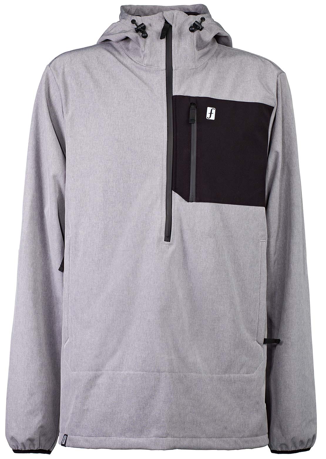 Forum Men's Riding Softshell Anorak Magnet Gray