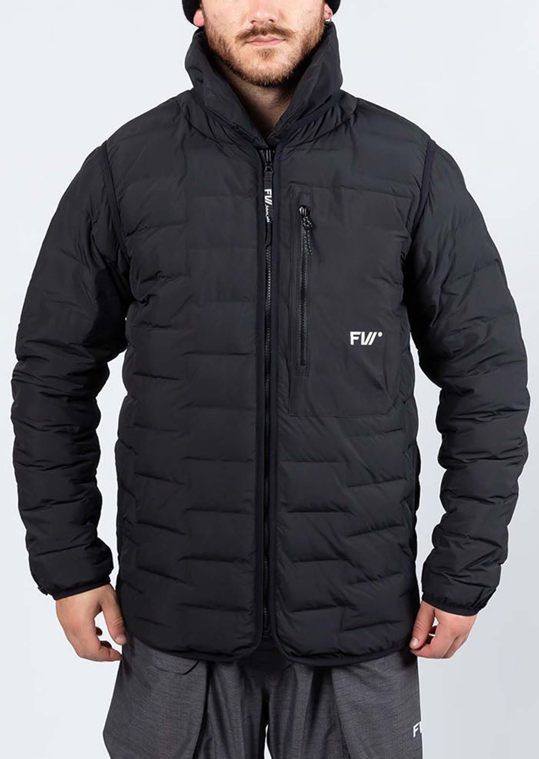 Forward Men&#39;s Catalyst Fusion 3-in-1 Jacket + Insulator Slate Black