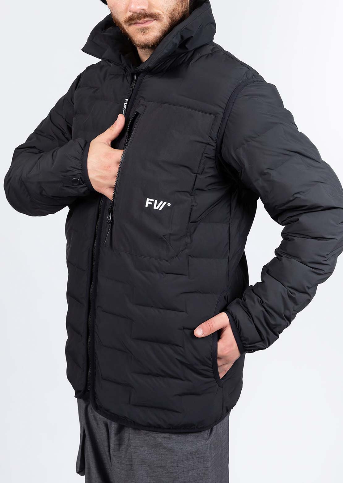 Forward Men&#39;s Catalyst Fusion 3-in-1 Jacket + Insulator Slate Black