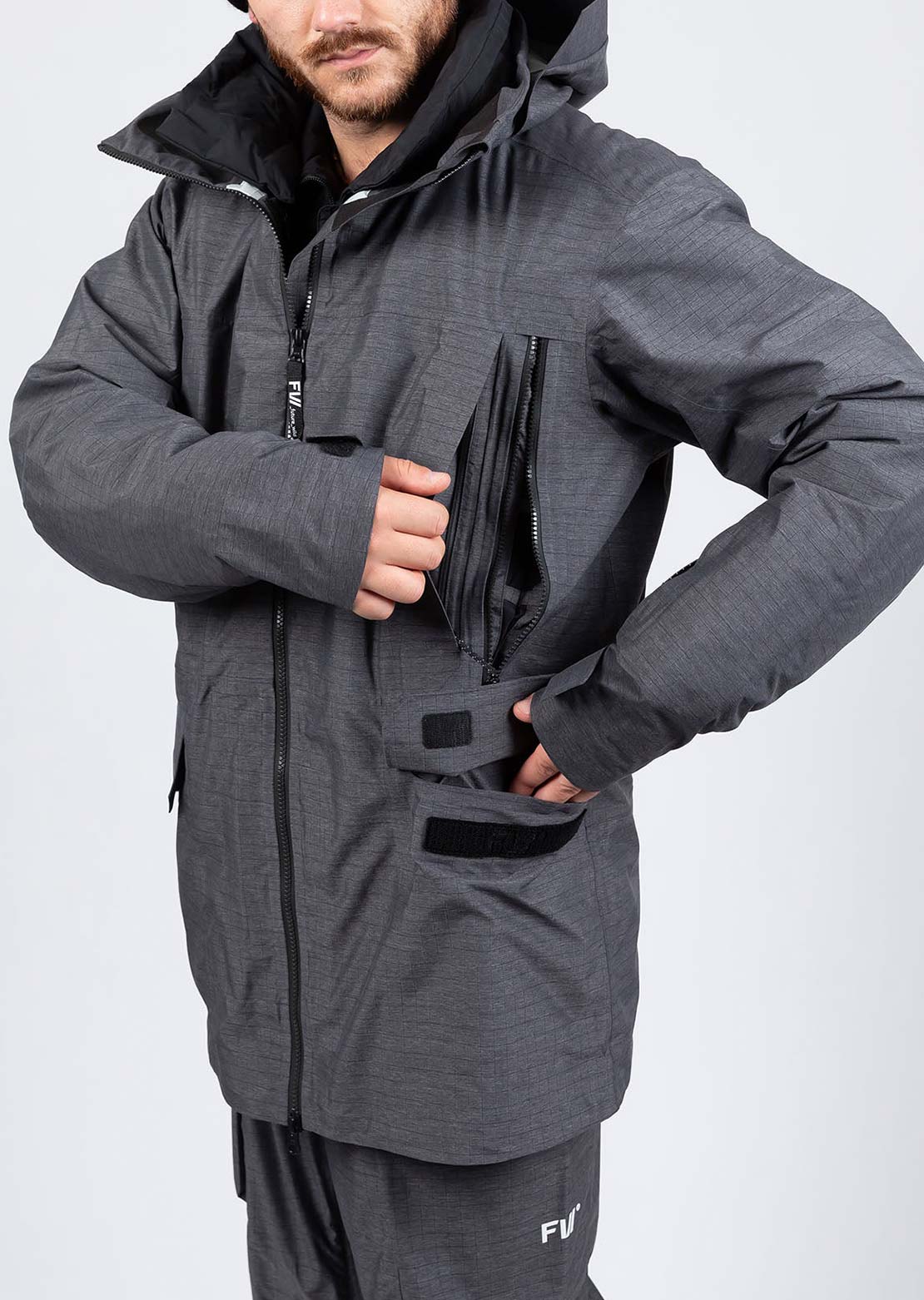 Forward Men&#39;s Catalyst Fusion 3-in-1 Jacket + Insulator Slate Black