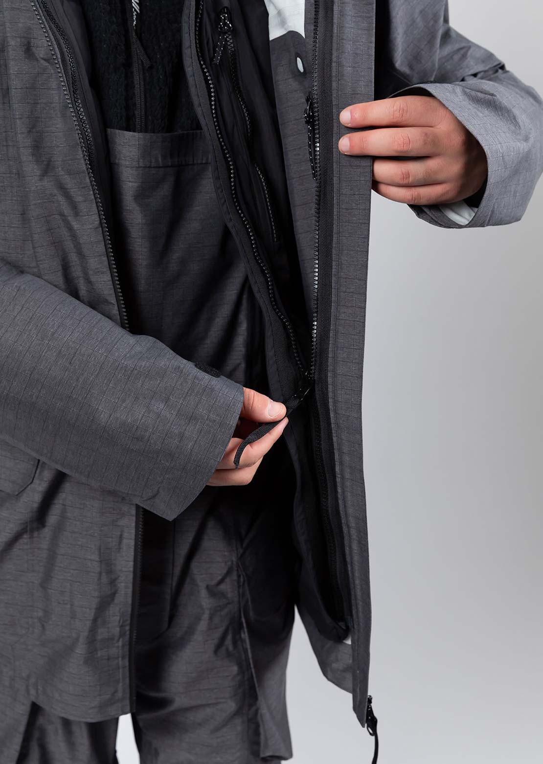 Forward Men&#39;s Catalyst Fusion 3-in-1 Jacket + Insulator Slate Black