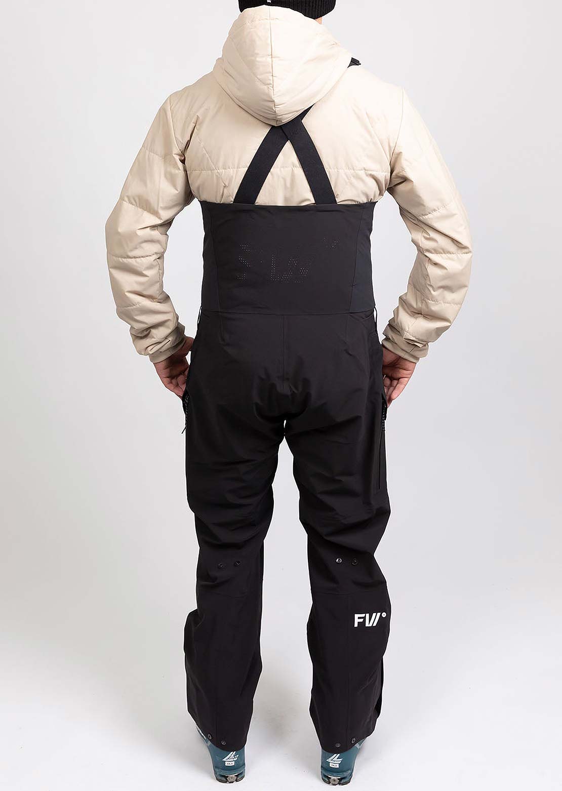 Forward Men's Manifest Tour Lightweight 3L Shell Bib Pant Jet Black