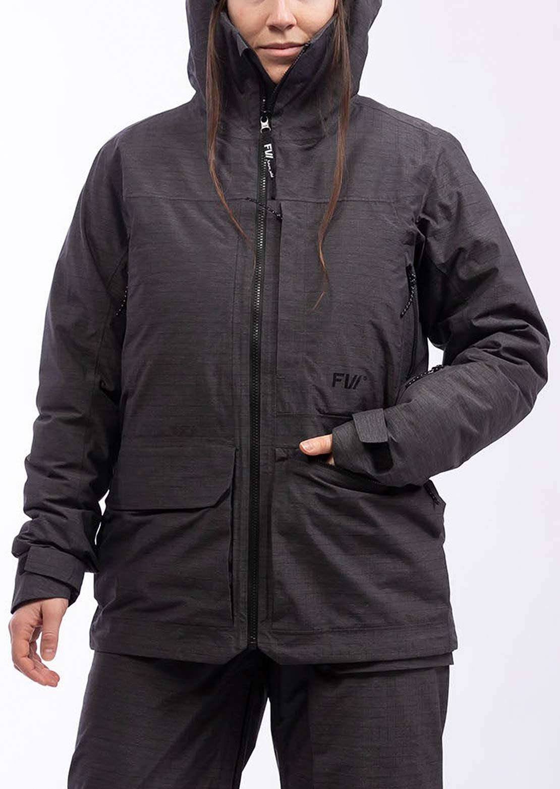 Forward Women&#39;s Catalyst Fusion 3-in-1 Jacket + Insulator Slate Black