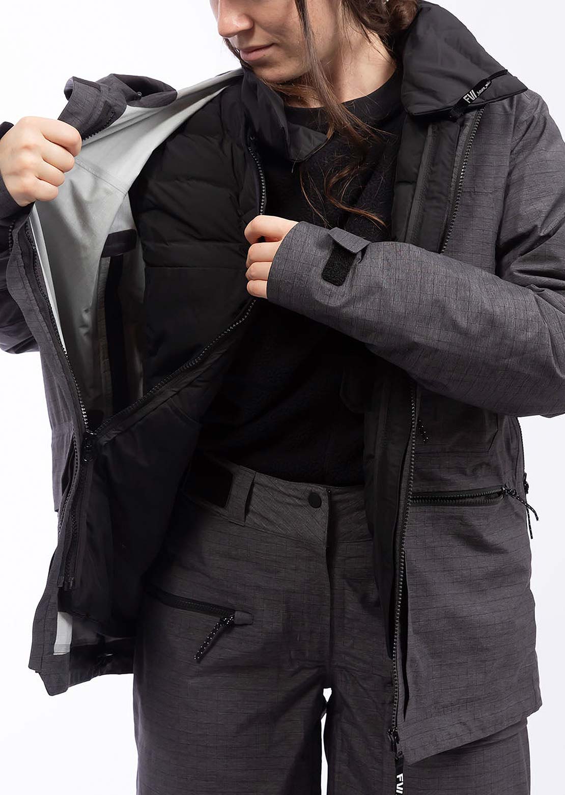 Forward Women&#39;s Catalyst Fusion 3-in-1 Jacket + Insulator Slate Black