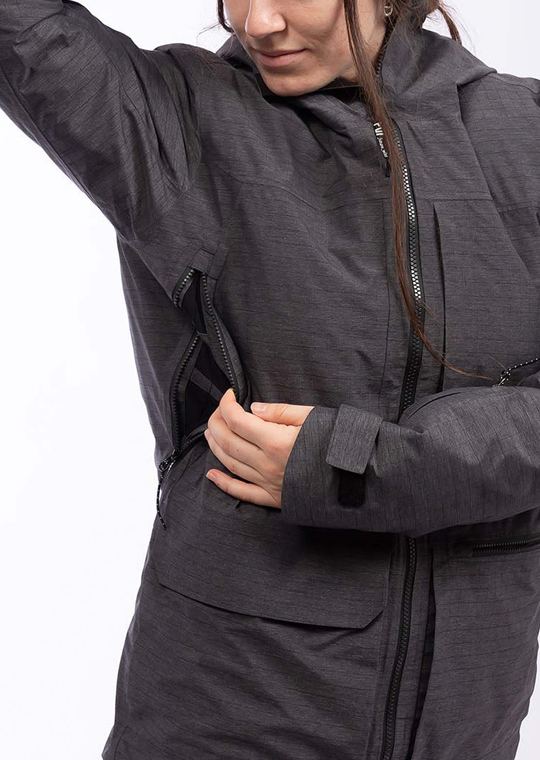 Forward Women&#39;s Catalyst Fusion 3-in-1 Jacket + Insulator Slate Black