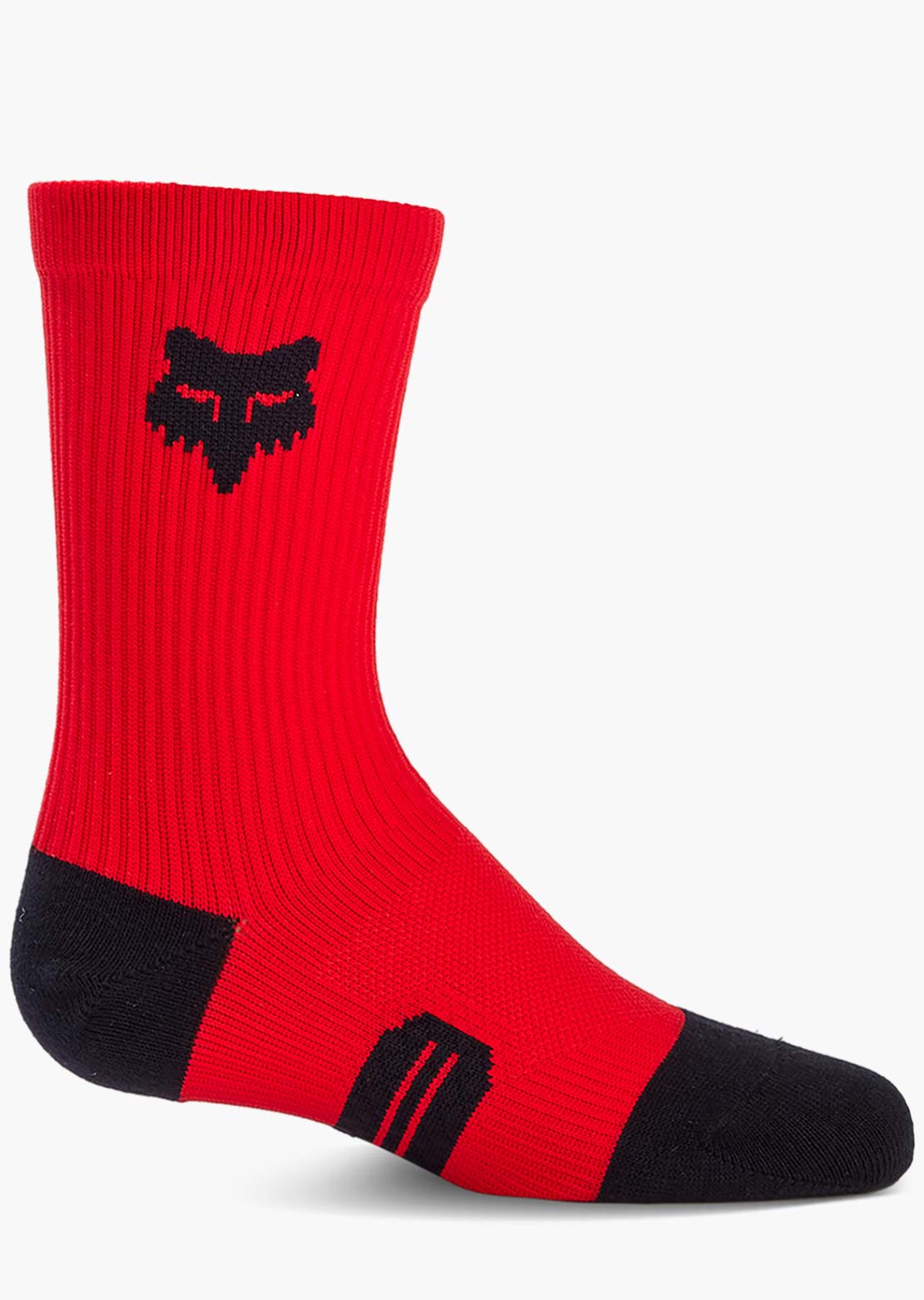 Fox Junior 6" Ranger Crew Socks Flo Red
