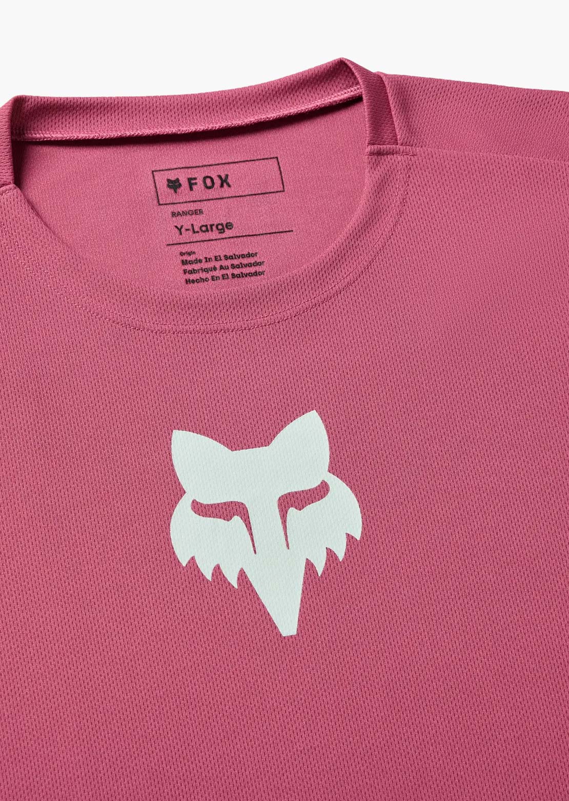 Fox Junior Ranger Fox Head Mountain Bike Jersey Dark Pink