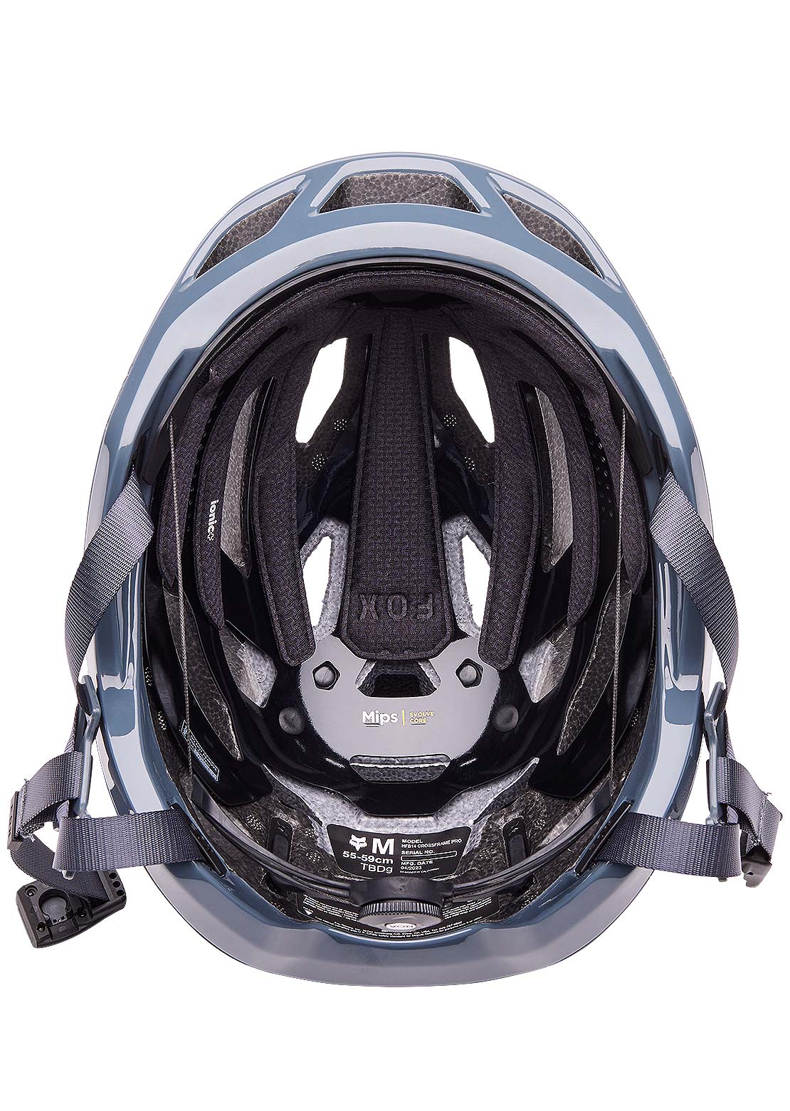 Fox Men&#39;s Crossframe Pro Solids Helmet Graphite