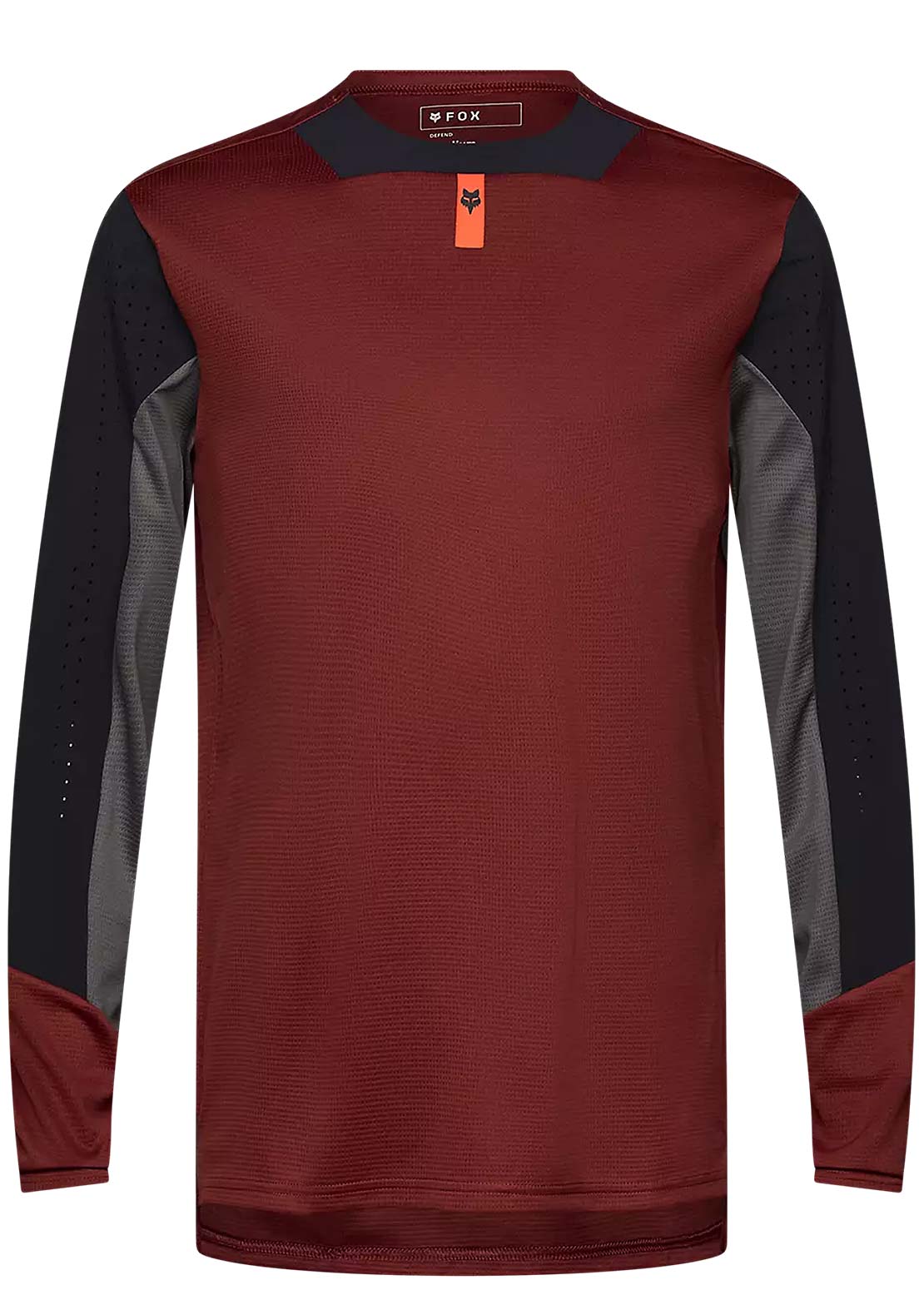Fox Men's Defend Longsleeve Mountain Bike Jersey Rust