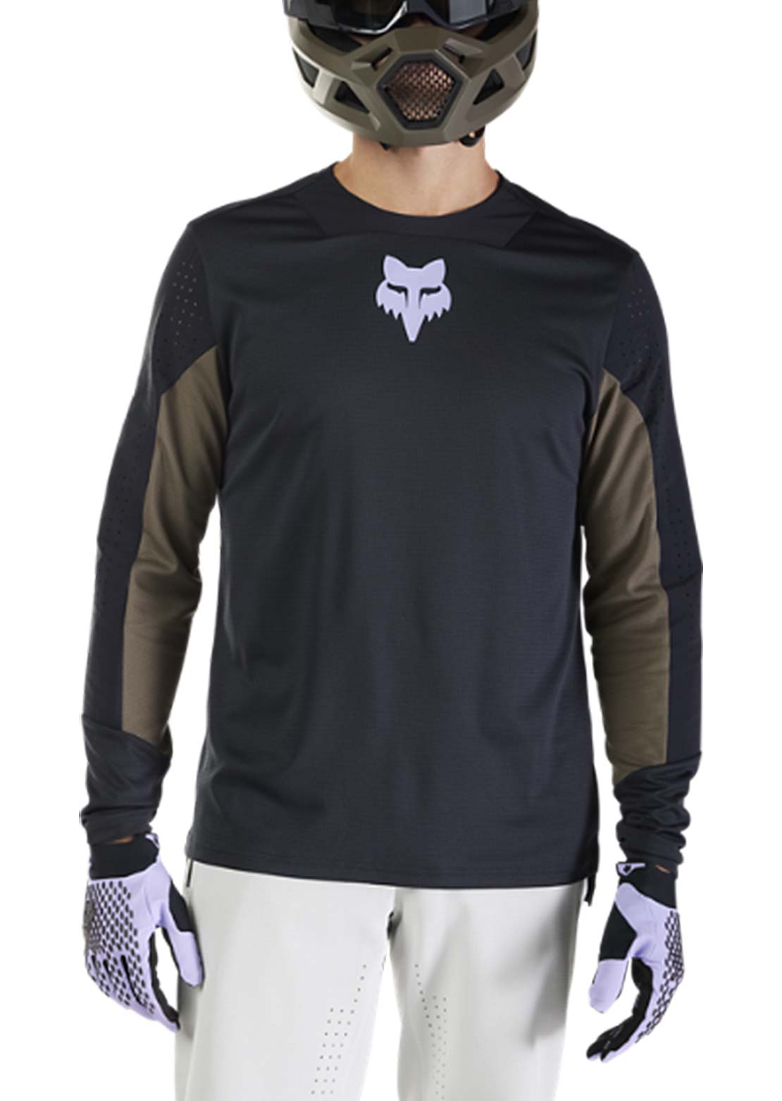 Fox Men's Defend Park Longsleeve Mountain Bike Jersey Black