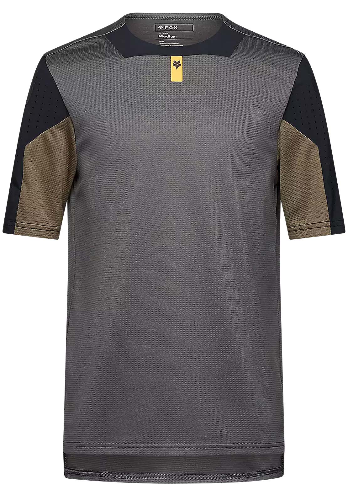 Fox Men's Defend Short Sleeve Mountain Bike Jersey Dark Shadow