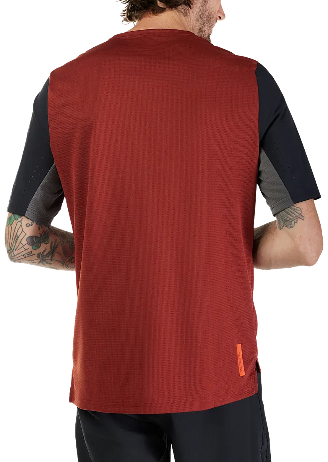 Fox Men's Defend Short Sleeve Mountain Bike Jersey Rust