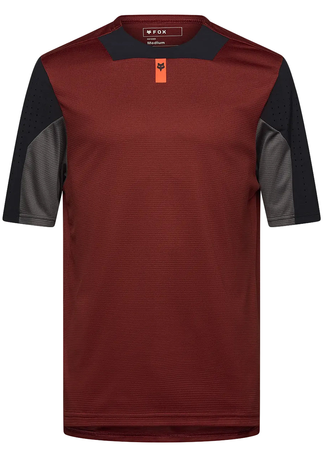 Fox Men's Defend Short Sleeve Mountain Bike Jersey Rust