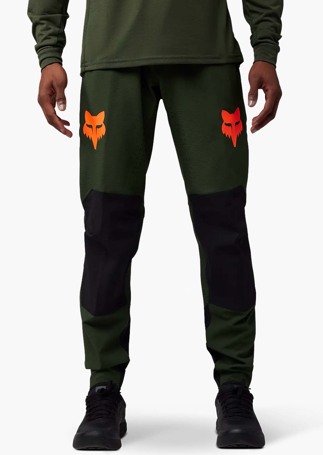 Fox Men's Defend Taunt Mountain Bike Pants Dark Sage Green