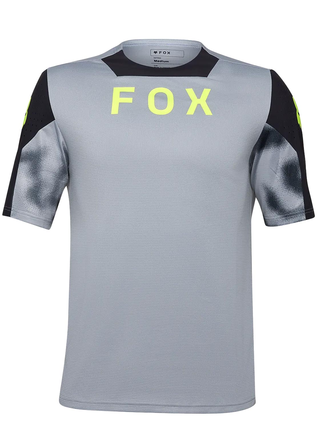 Fox Men's Defend Taunt Short Sleeve Mountain Bike Jersey Steel Gray