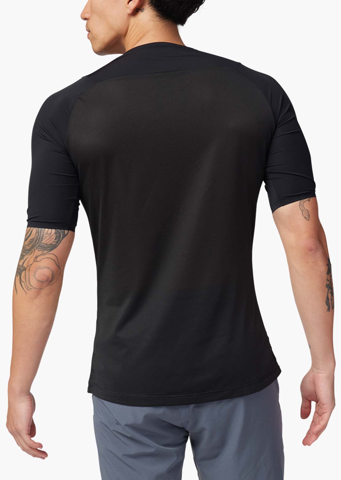 Fox Men's Flexair Ascent Short Sleeve Jersey Black