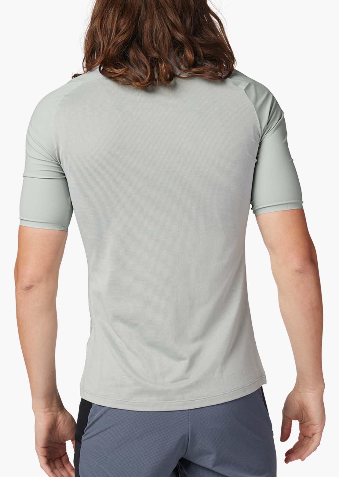 Fox Men's Flexair Ascent Short Sleeve Jersey Grey Vintage