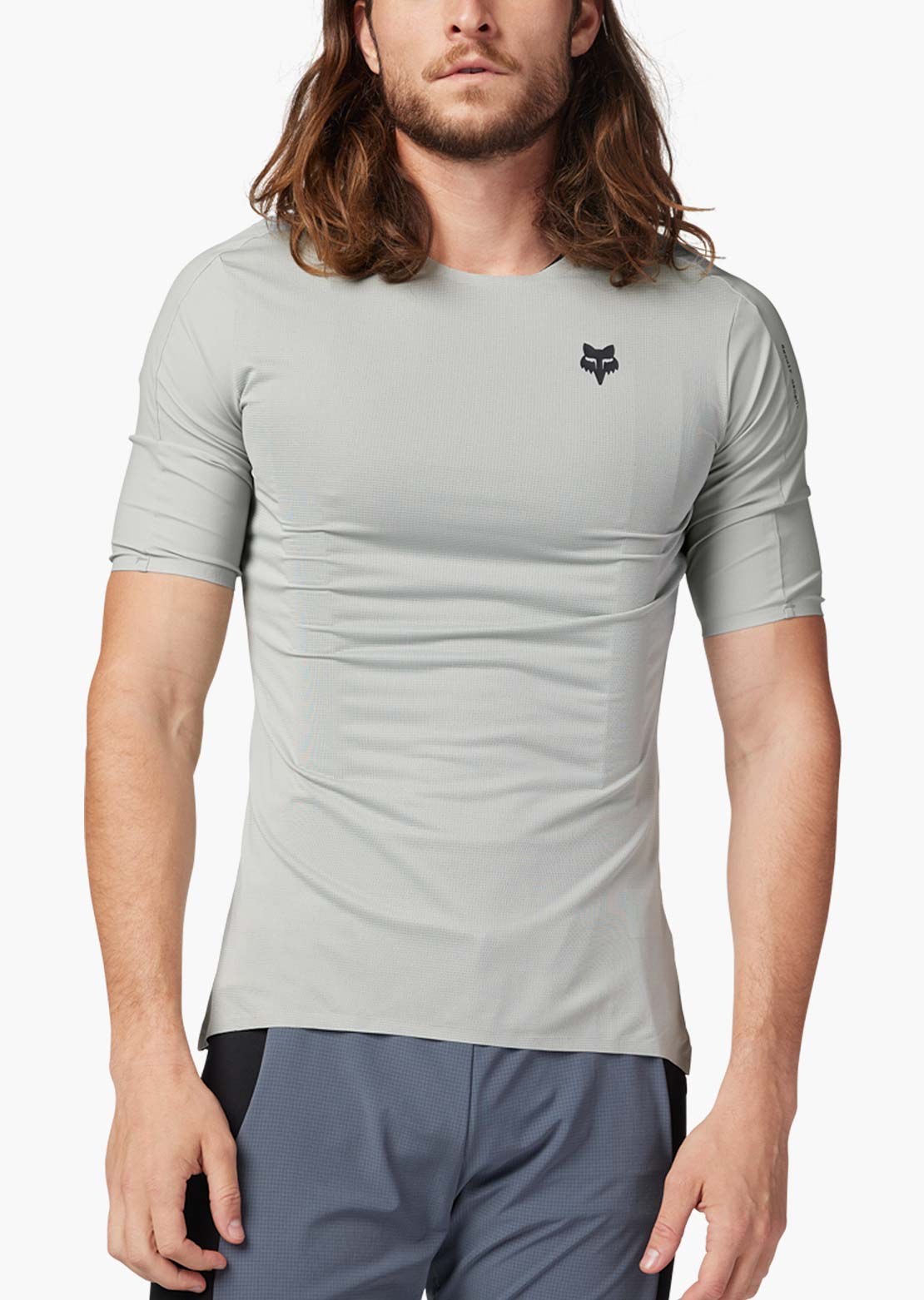 Fox Men's Flexair Ascent Short Sleeve Jersey Grey Vintage