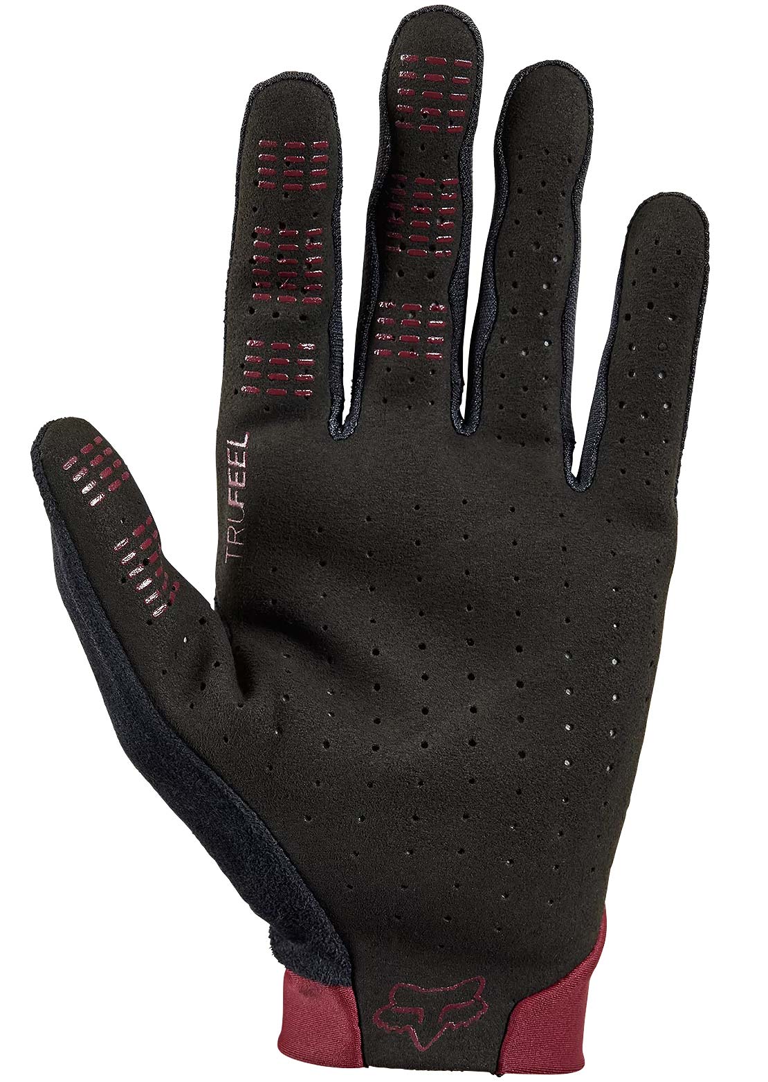 Fox Men&#39;s Flexair Mountain Bike Gloves Dark Maroon