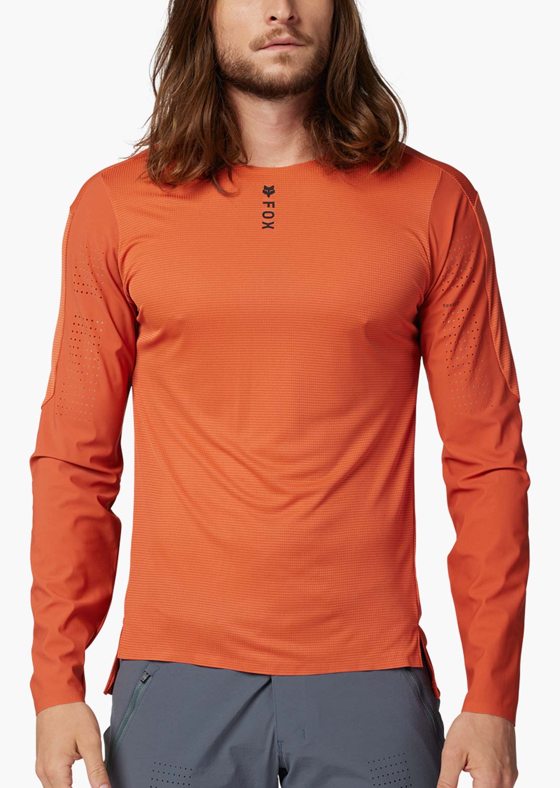 Fox Men's Flexair Pro Long Sleeve Jersey Atomic Orange