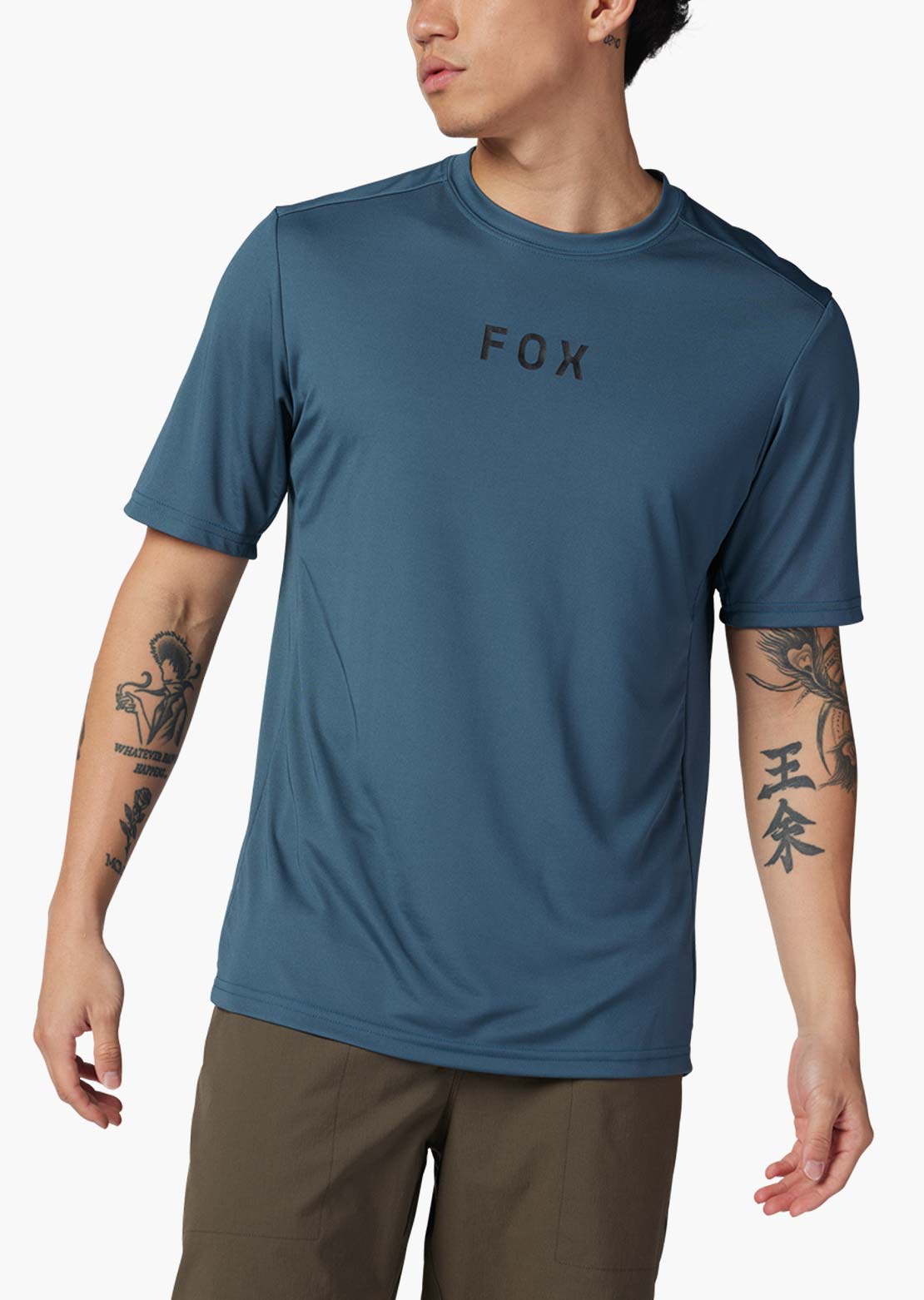 Fox Men's Ranger Short Sleeve Jersey Moth Hunter Green