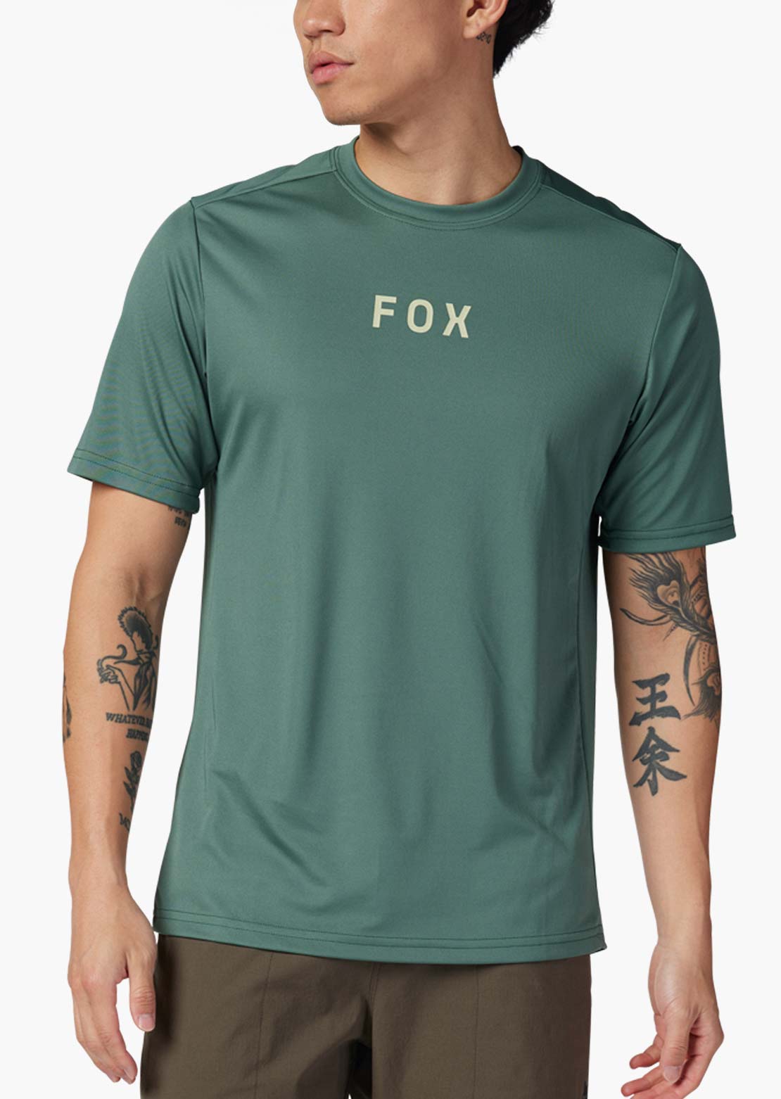 Fox Men's Ranger Short Sleeve Jersey Moth Hunter Green