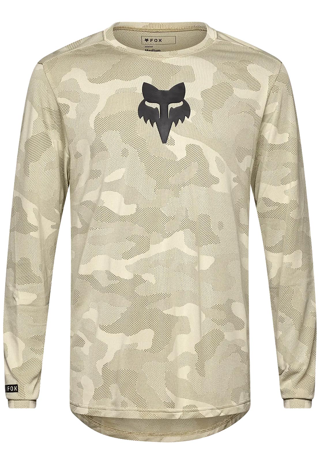 Fox Men's Ranger Tru Dri Long Sleeve Mountain Bike Jersey Cream