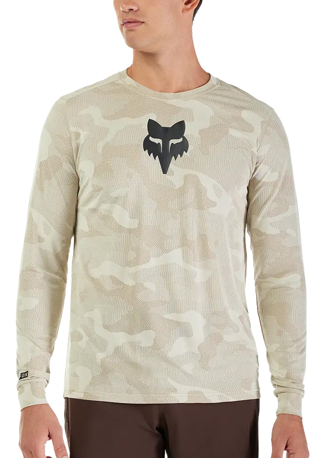 Fox Men's Ranger Tru Dri Long Sleeve Mountain Bike Jersey Cream