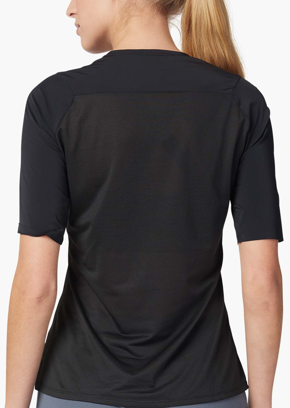 Fox Women's Flexair Ascent Short Sleeve Jersey Black