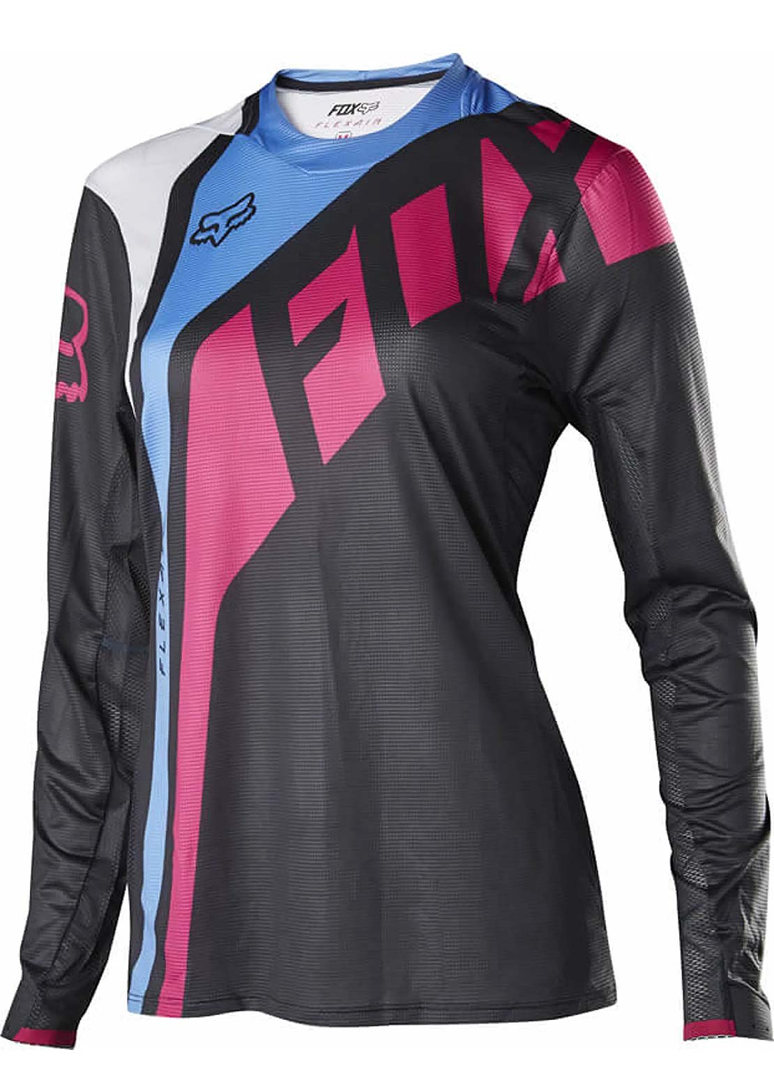Fox Women's Flexair Seca Long Sleeve Bike Jersey Fuchsia