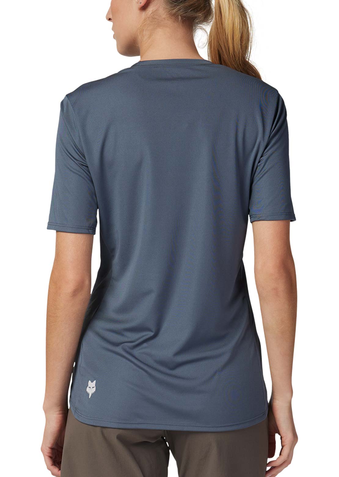 Fox Women's Ranger Short Sleeve Jersey Wordmark Graphite
