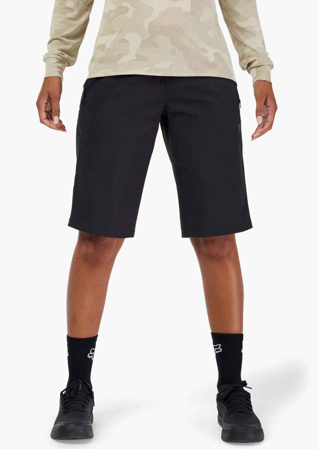Fox Women's Ranger Shorts with Liner Black