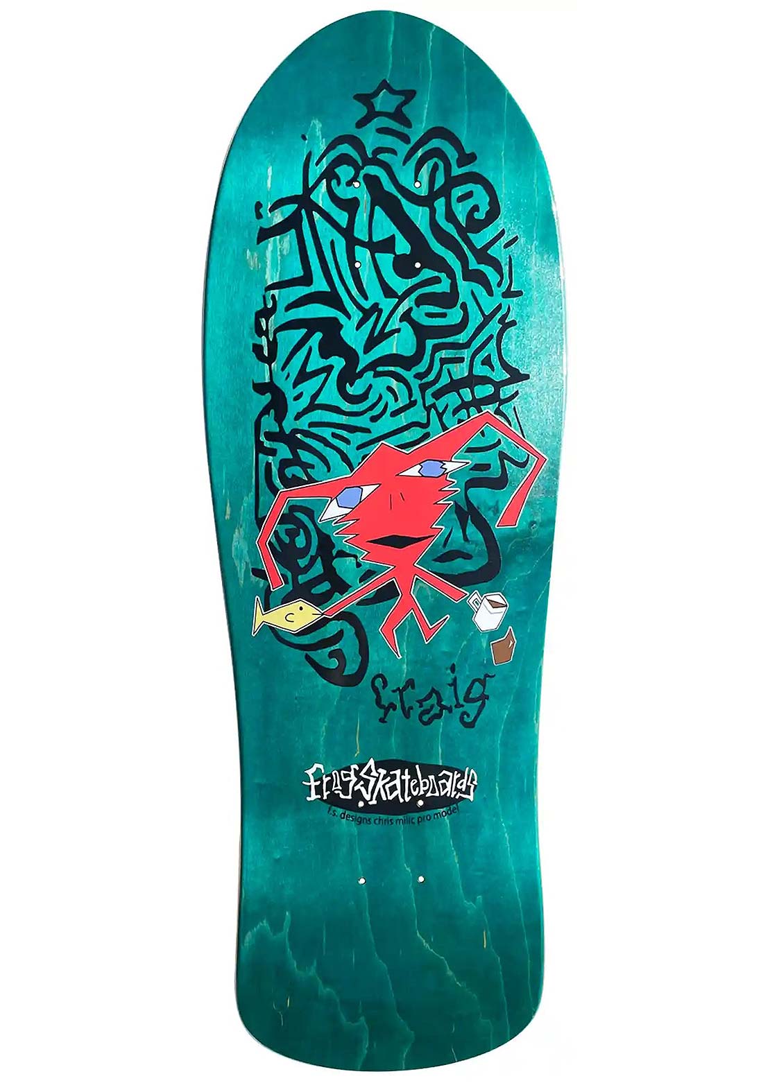 Frog Unisex Delusional Craig (Milic) Skateboard Deck