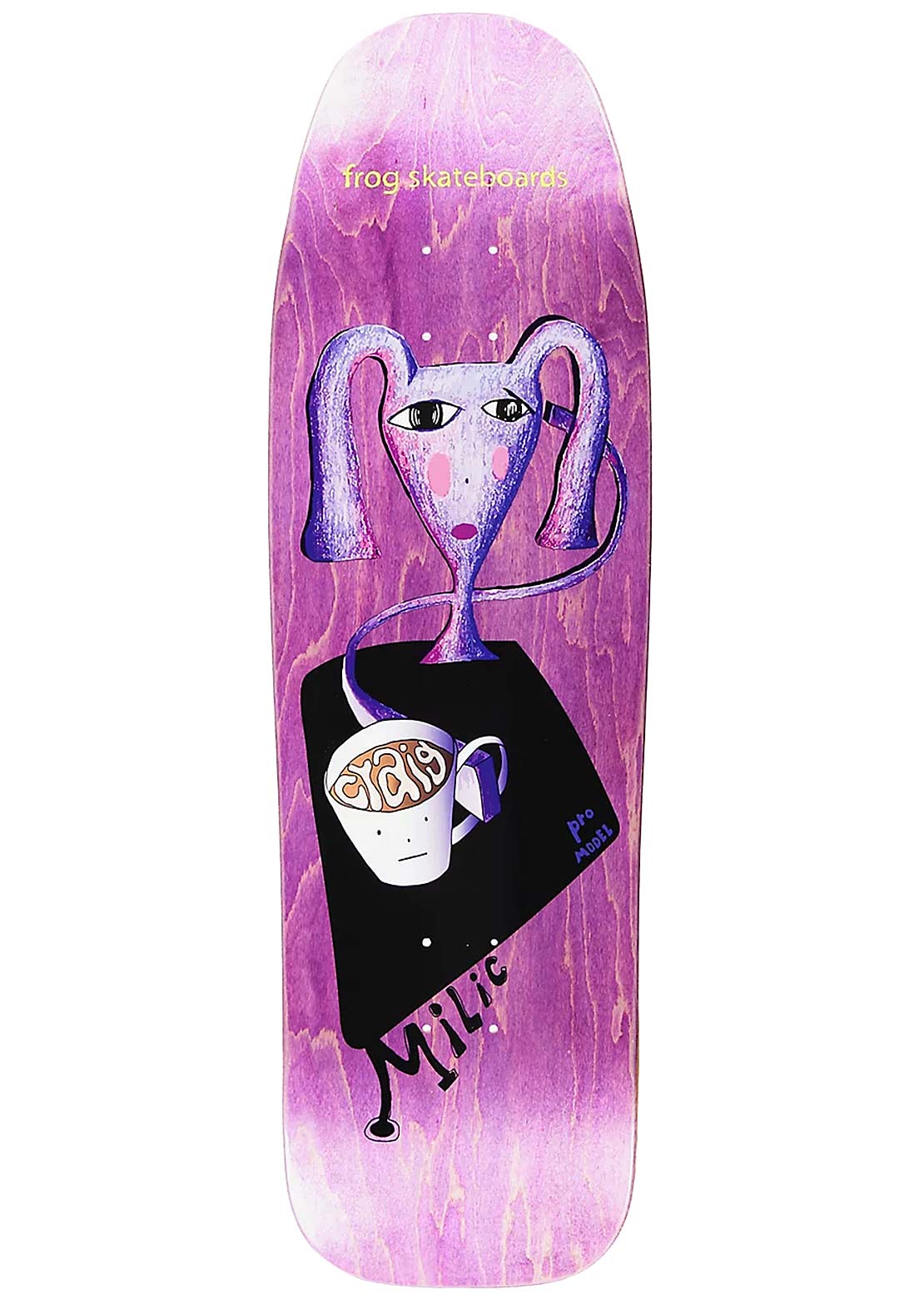 Frog Unisex Craig Milic Pro Skateboard Deck Assorted