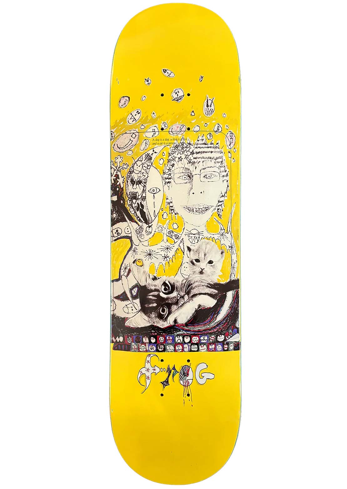 Frog Unisex Leif Skateboard Deck Assorted