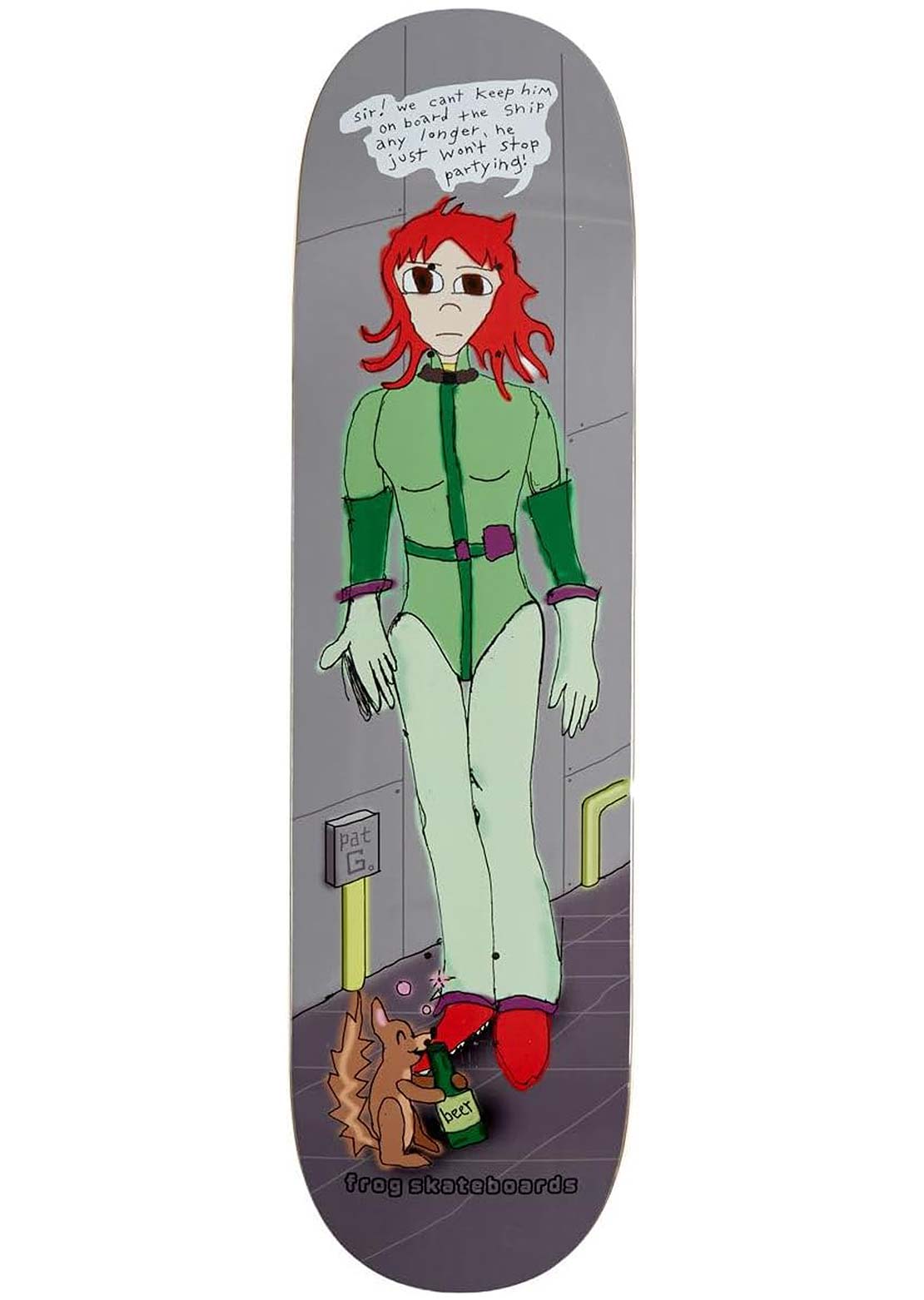 Frog Unisex Party Squirrel Pat G Skateboard Deck Assorted