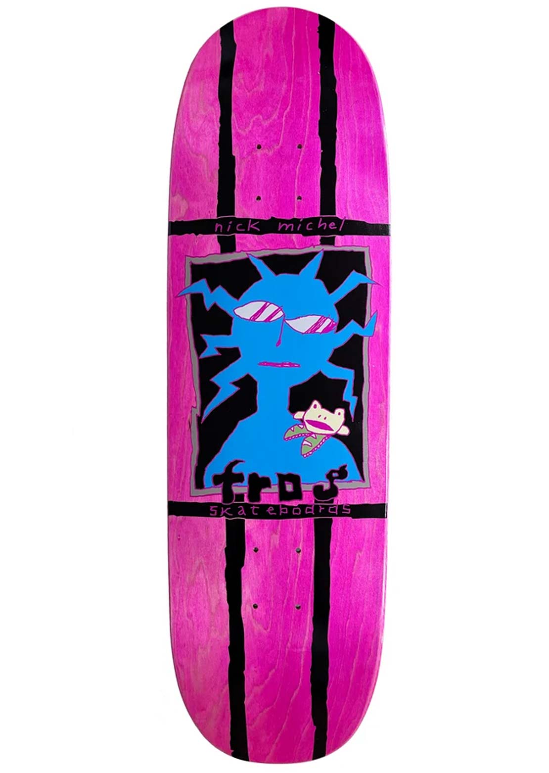Frog Unisex Shoulder Frog Nick Michel Skateboard Deck