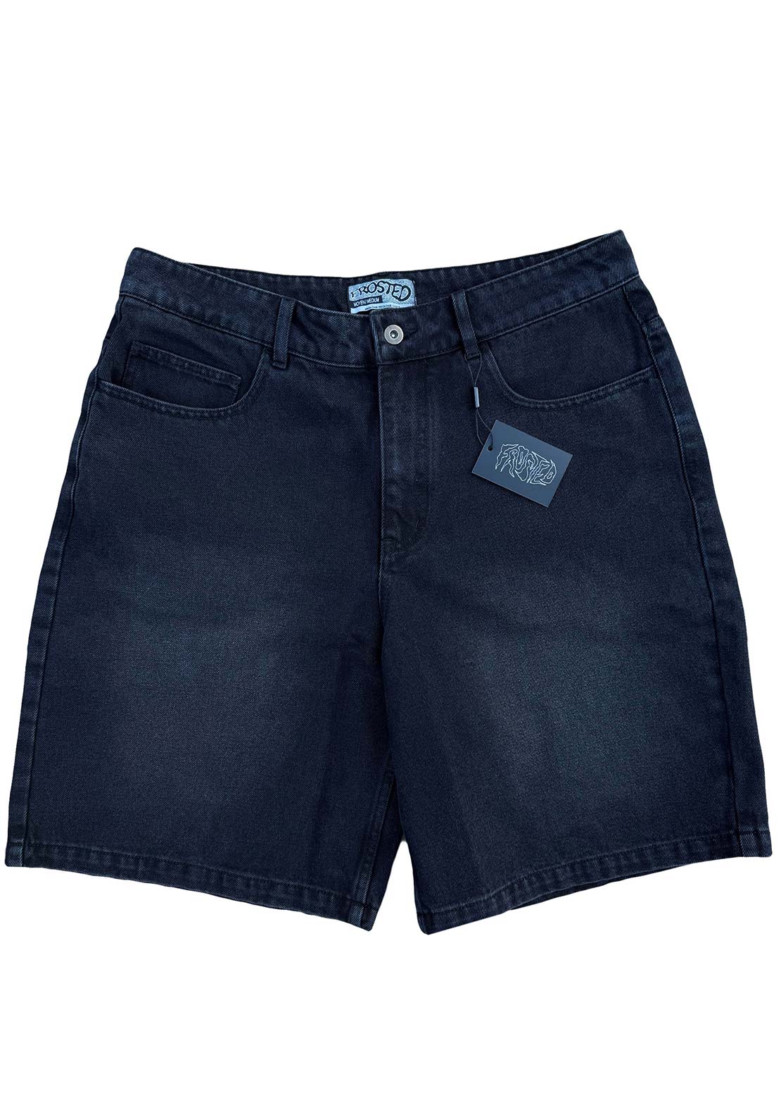 Frosted Men&#39;s Wavy Shorts