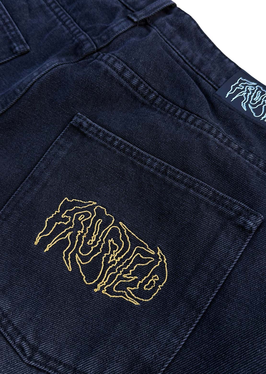 Frosted Men&#39;s Wavy Shorts